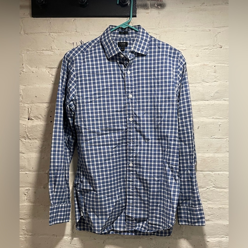 JCREW 2 ply 120s Crosby collared shirt sz S
